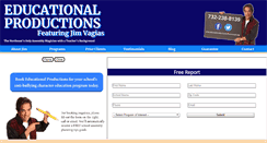 Desktop Screenshot of educationalproductions.com