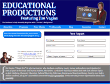 Tablet Screenshot of educationalproductions.com